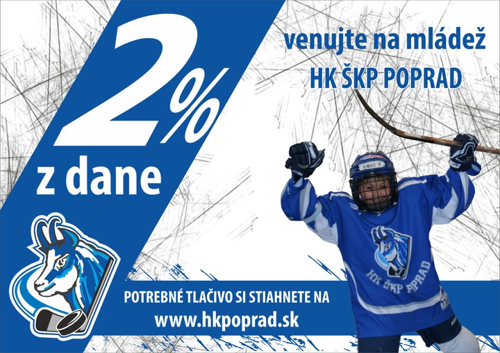 Darujte 2 % z dane
